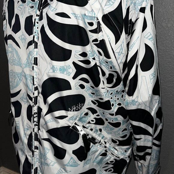 NIKITA Native Alaskan Inspired Design Women's Snowboard Jacket - Anime Shapes -S - Picture 6 of 16